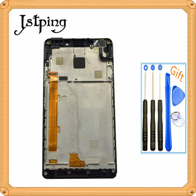 Jstping 5 дюймовый полноэкранный ЖК дисплей для Lenovo Vibe P1M P1ma40 P1mc50 панель в сборе рамка