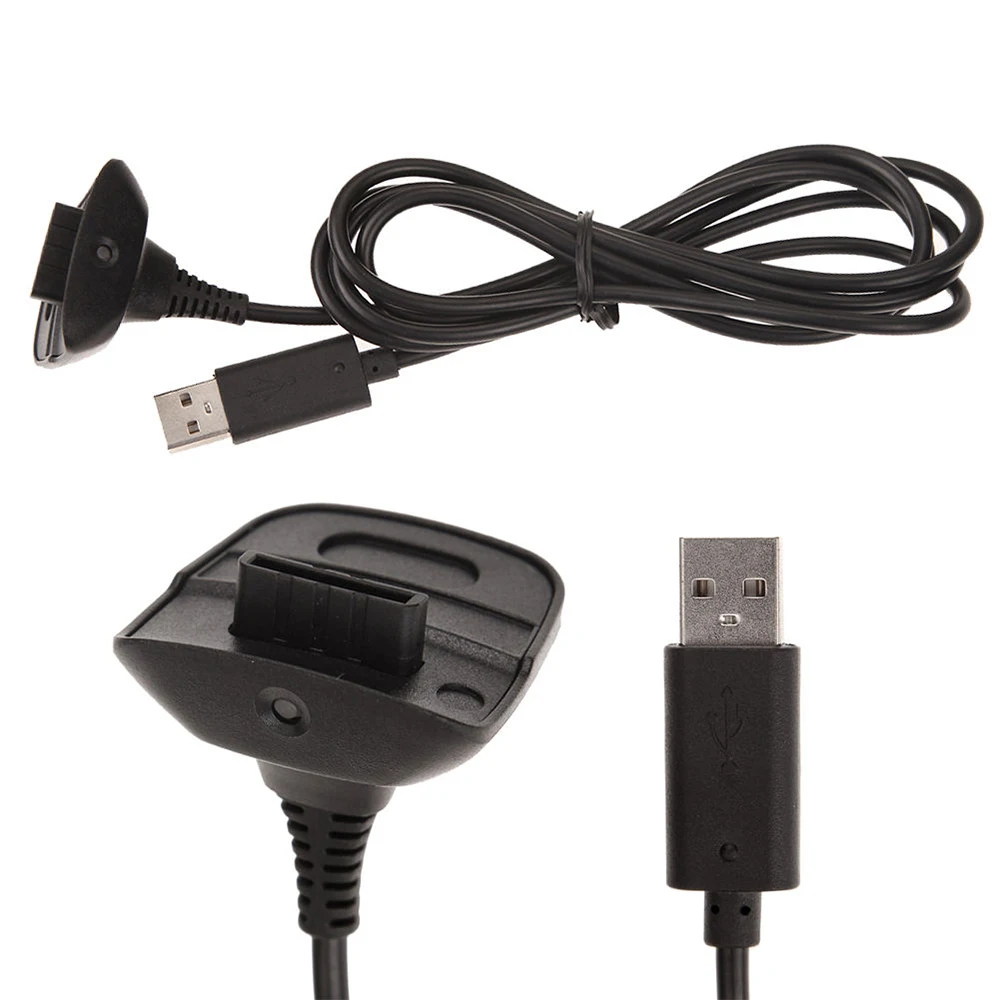2019 new For Xbox 360 Wireless Remote Controller Charging Cable 1.5m USB Charging Adapter Charger Replacement Cables