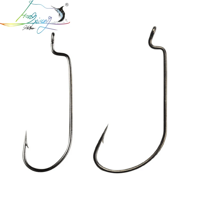 

Fishing hooks 10pcs/lot jig head crank hook Bass fish hook for Soft Worm Bait Crankbait carp Fishing Tackle accessories Pesca