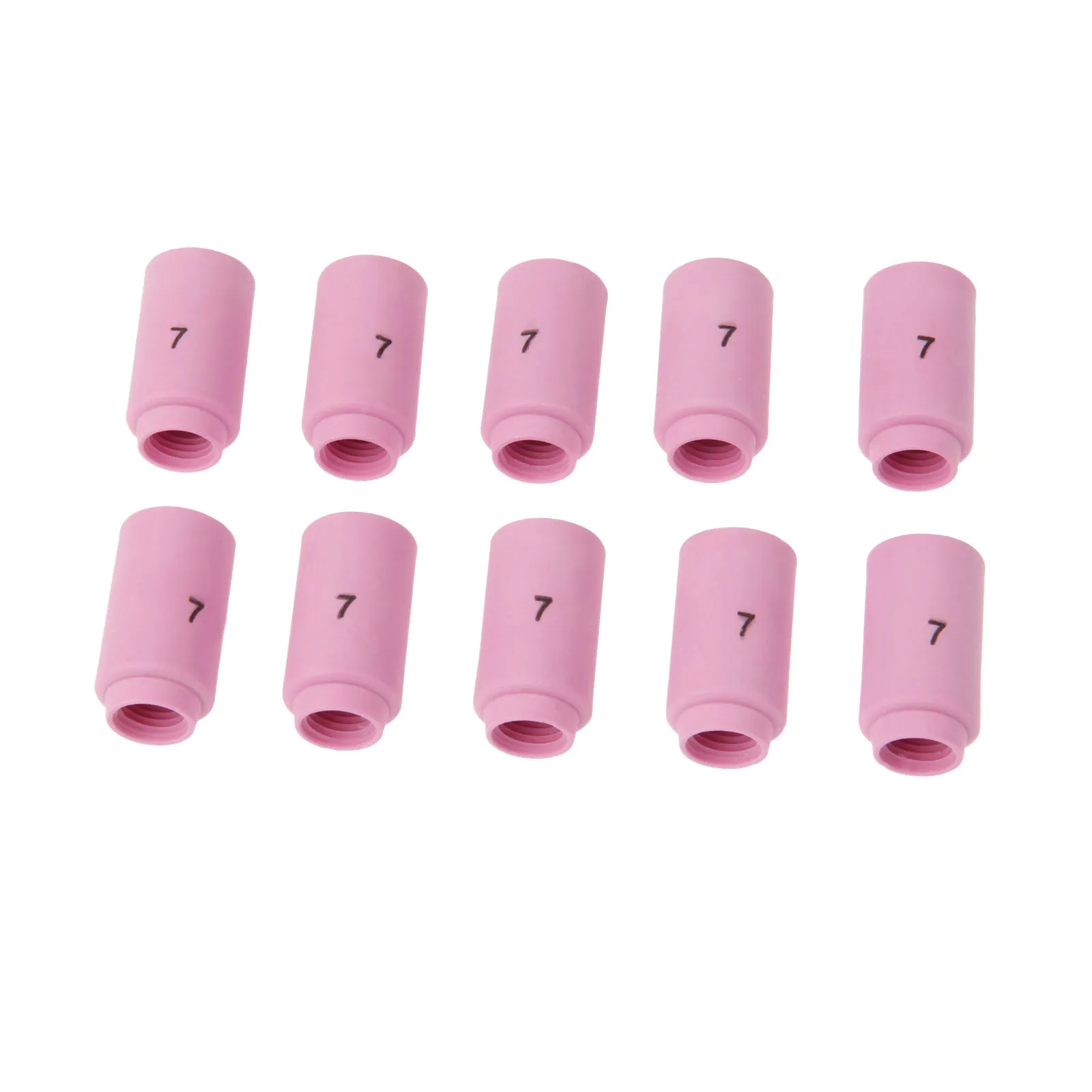 DRELD 10 шт. TIG Alumina керамический щит чашки 13N11 7# Fit TIG сварочный фонарь расходные материалы SR PTA DB WP 9 20 25 газовый объектив сопло чашки