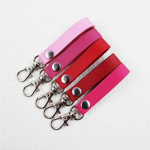 KISSDIY 1*8 см 20 шт./лот цветов PU кожаный ремешок для сумки с крючками вешалка