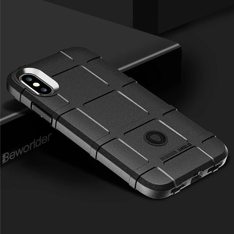 Чехол Apple для iPhone XS Max 8 7 6S Plus прочный защитный силиконовый чехол X Xs XR|Бамперы| |