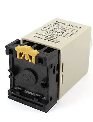 ST3PF 110V AC 8-Pin DPDT 10s выключенное время работы цвет черный | Обустройство дома