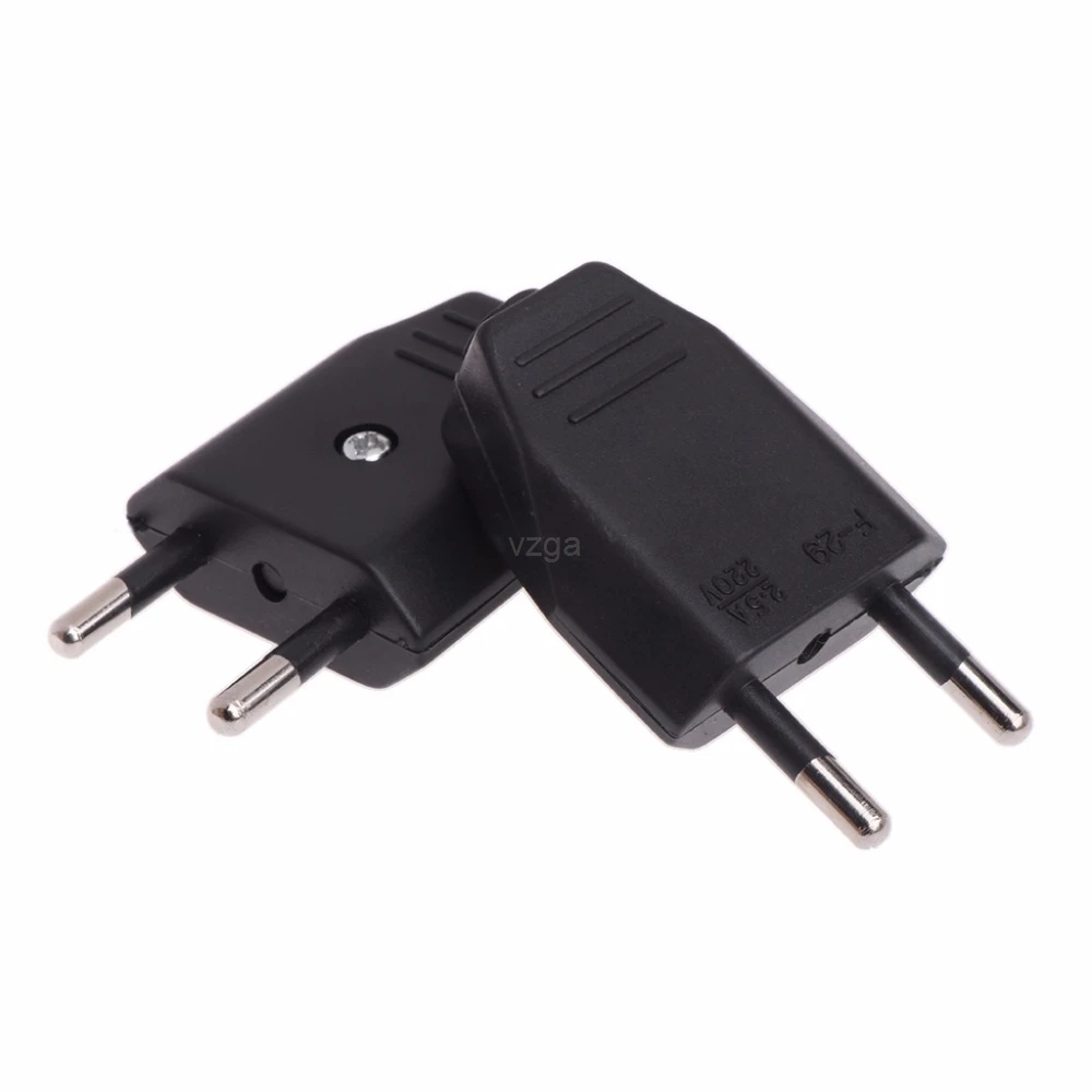 2 шт. европейские 2-контактные сетевые кабели немецкого типа 2.5A 220V электрический