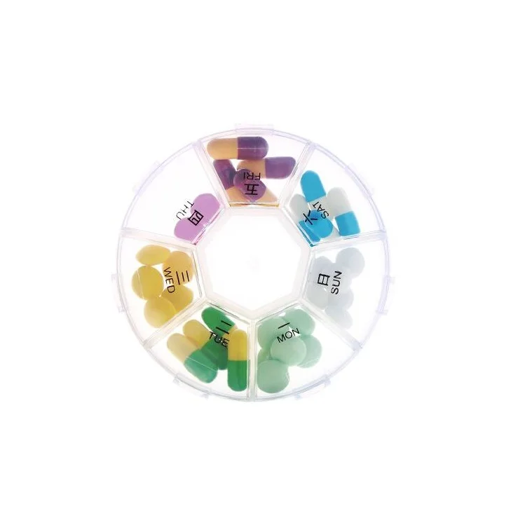 Прозрачная круглая таблетка для путешествий в японском стиле пожилых людей |