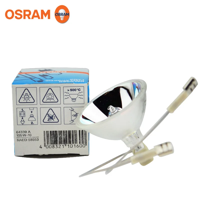 Для 2PSC OSRAM 64339 A 105W 10 6.6A 105 Вт лампы NAED 58953 аэропорт Airfleld огни 6.6A105W 64339A галогенная