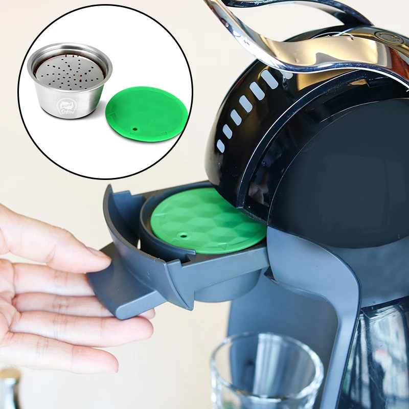 1 шт. высокое качество металла многоразового кофе капсулы Pod для Dolce Gusto Кофе