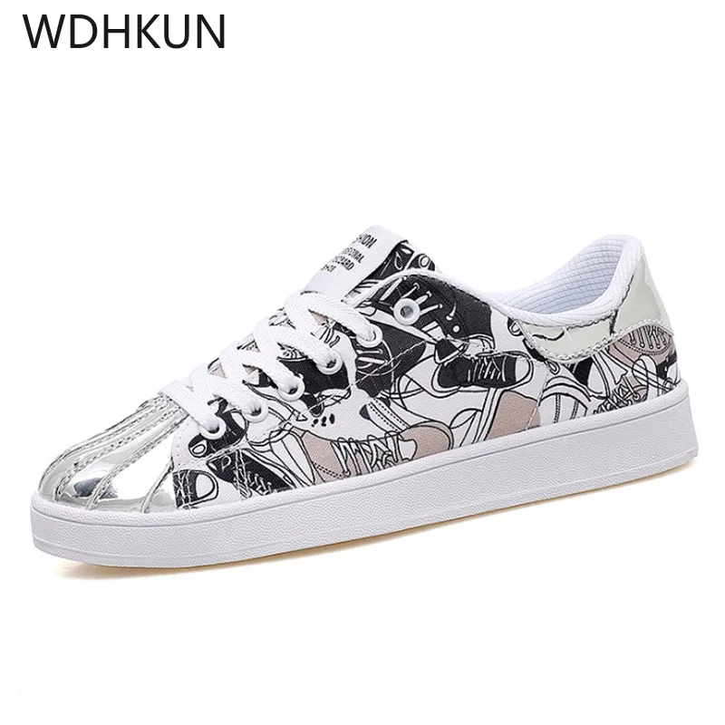 WDHKUN/женские кроссовки коллекция 2019 года летняя женская повседневная обувь