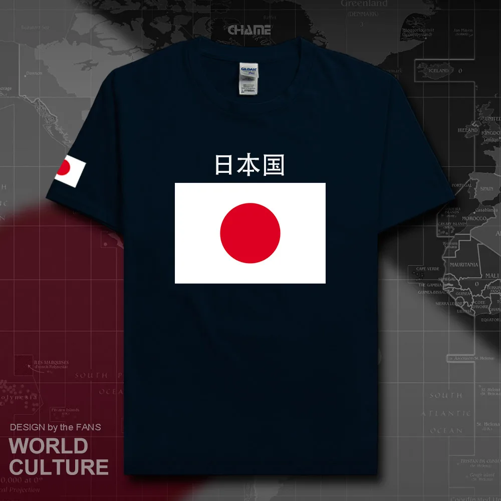 Японская футболка Nippon Мужская 2019 хлопковые футболки национальной команды 100%