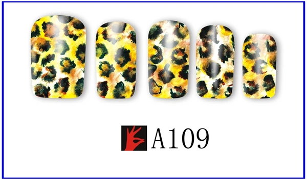 12 упак./лот переводка NAIL ART наклейки на ногти татуировки слайдера полное покрытие