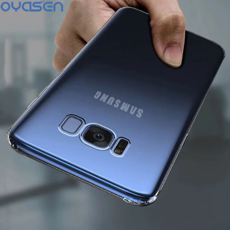 Чехлы для телефонов Samsung Galaxy S10 S9 S8 Lite Plus Note 9 8 A7 A5 2017 C9 C7 Pro C5 прозрачный силиконовый