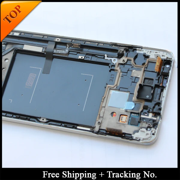 Номер отслеживания 100% протестированный супер AMOLED для Samsung Note 3 LCD N9005 N900A дисплей