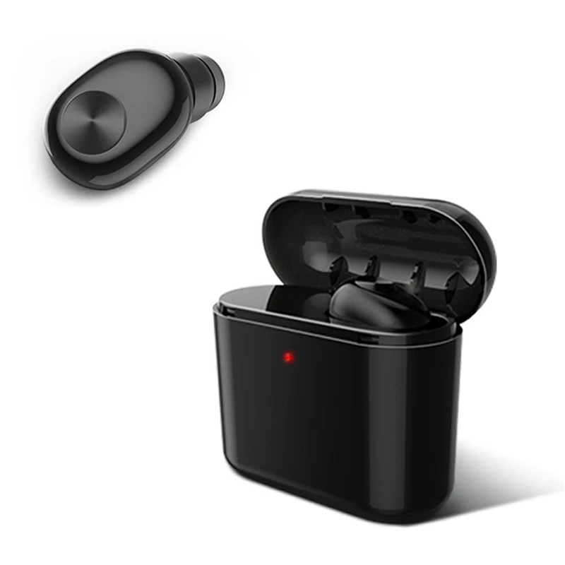 TWS Беспроводная bluetooth-гарнитура Мини-вакуумные стереонаушники с зарядным