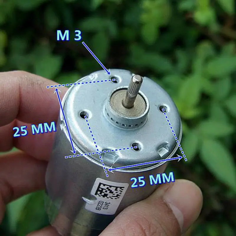 Mabuchi RS-550VD-8022 с источником питания от постоянного тока 6 V-12 V 18600 об/мин высокого