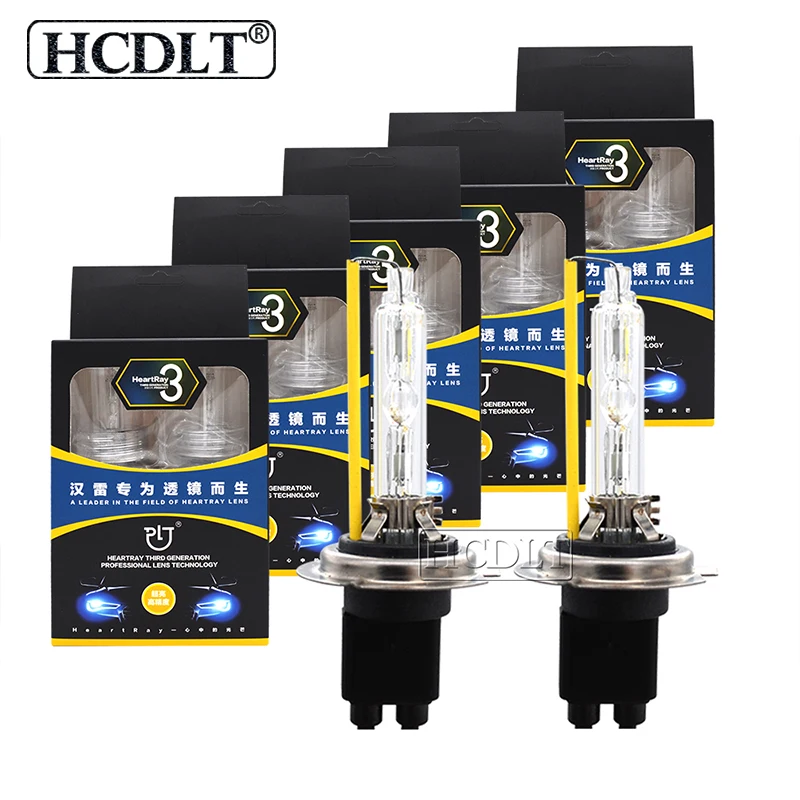 HCDLT оптовая продажа Оригинальный HeartRay Xenon H1 H7 5500K H11 HB3 9005 4500K HB4 9006 D2H 6500K 35W HID Авто