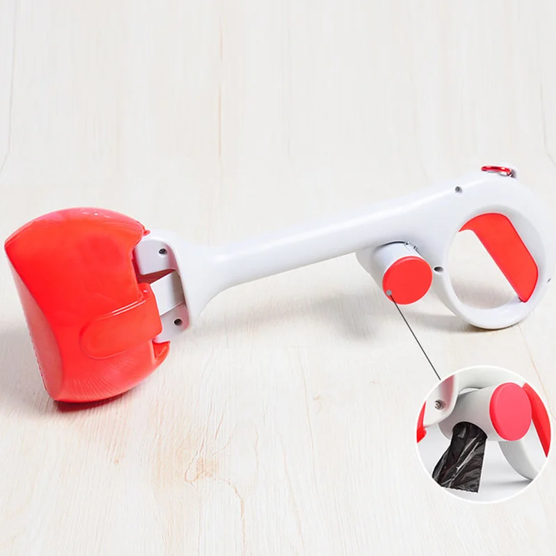 Новый 2 в 1 Pooper Scooper Pet отходы Совок легко чистить захват для собак ходьба