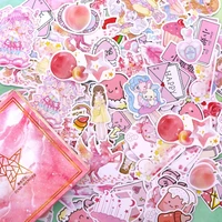 200pcsbox kawaii stickers cute girl food series stickers planner scrapbooking stationery japanese diary stickers