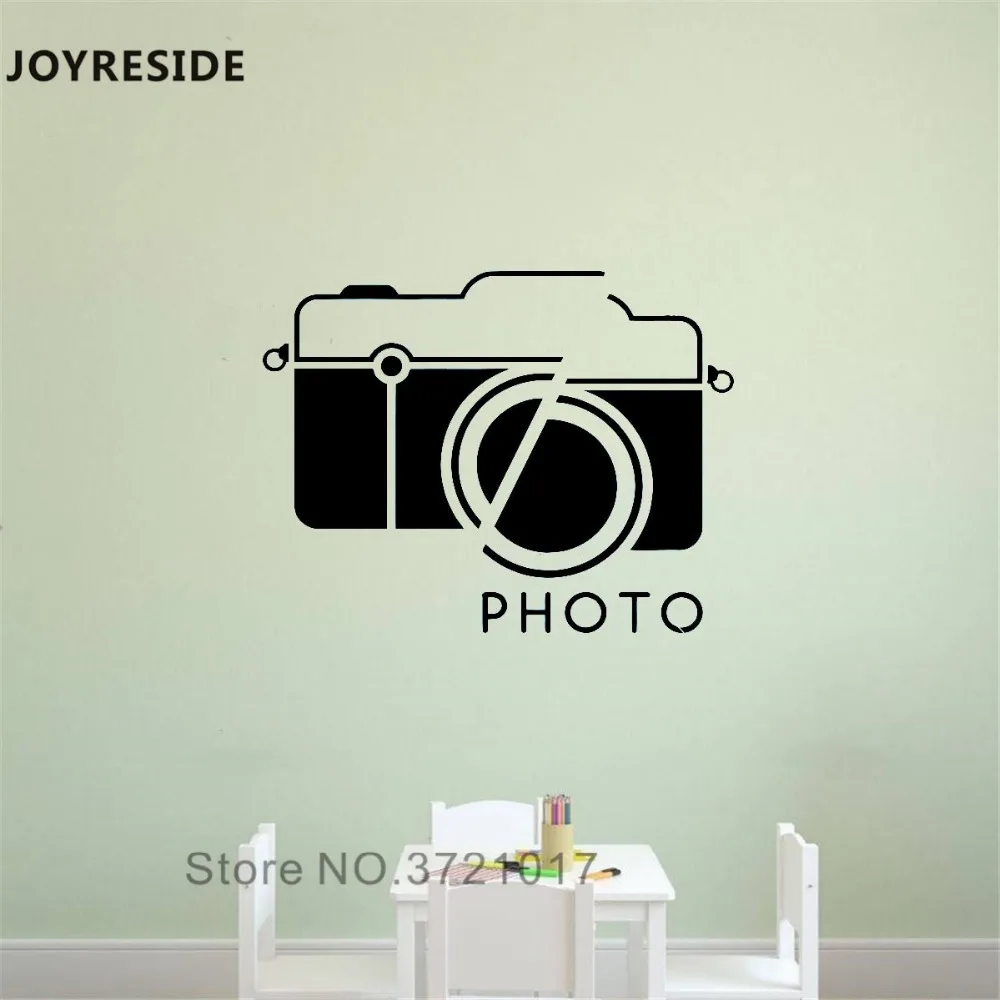 Joysebe фото камера настенные наклейки картинки стикеры художественный виниловый