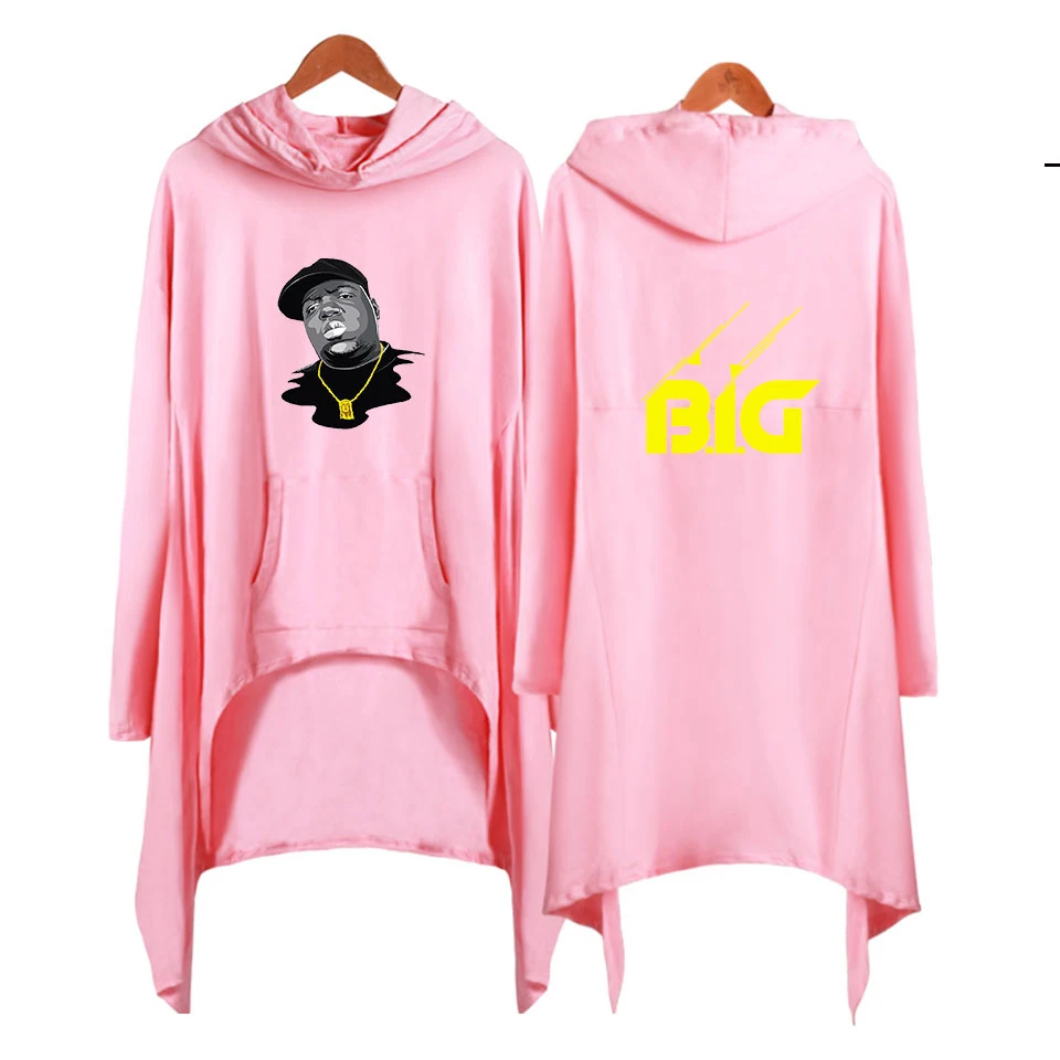 

Notorious Biggie Sweatshirt Femmes Hoodies Clothings Corduroy 2019 Fashion Letters Print Tops Hip Hop Biggie Smalls Thick Autumn