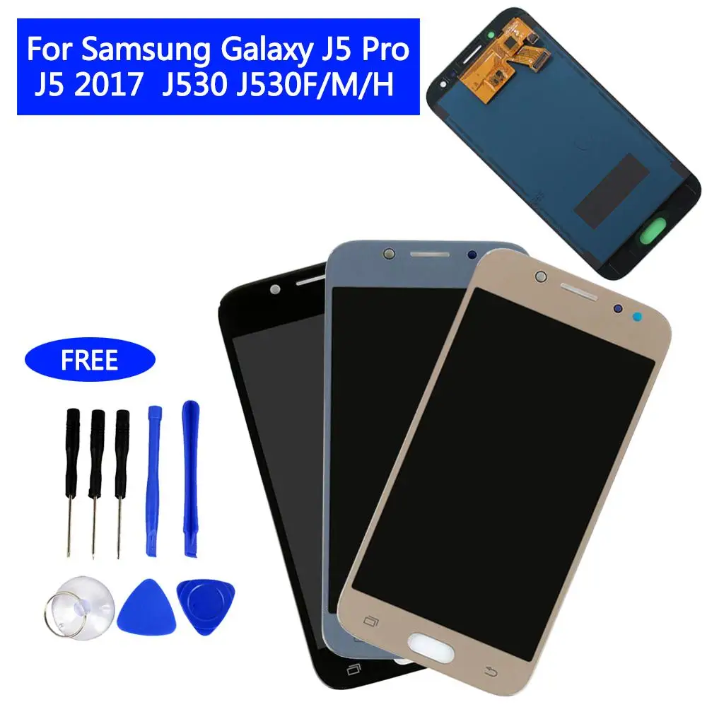 Для Samsung Galaxy J5 Pro 2017 J530 J530F J530M J530H ЖК дисплей сенсорный экран дигитайзер