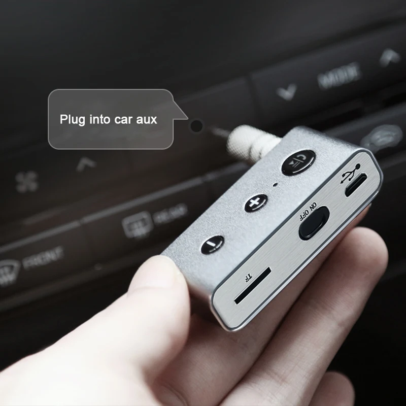 FDOMAIN беспроводной 3 5 мм Автомобильный AUX bluetooth a2dp аудио приемник адаптер handsfree kit TF