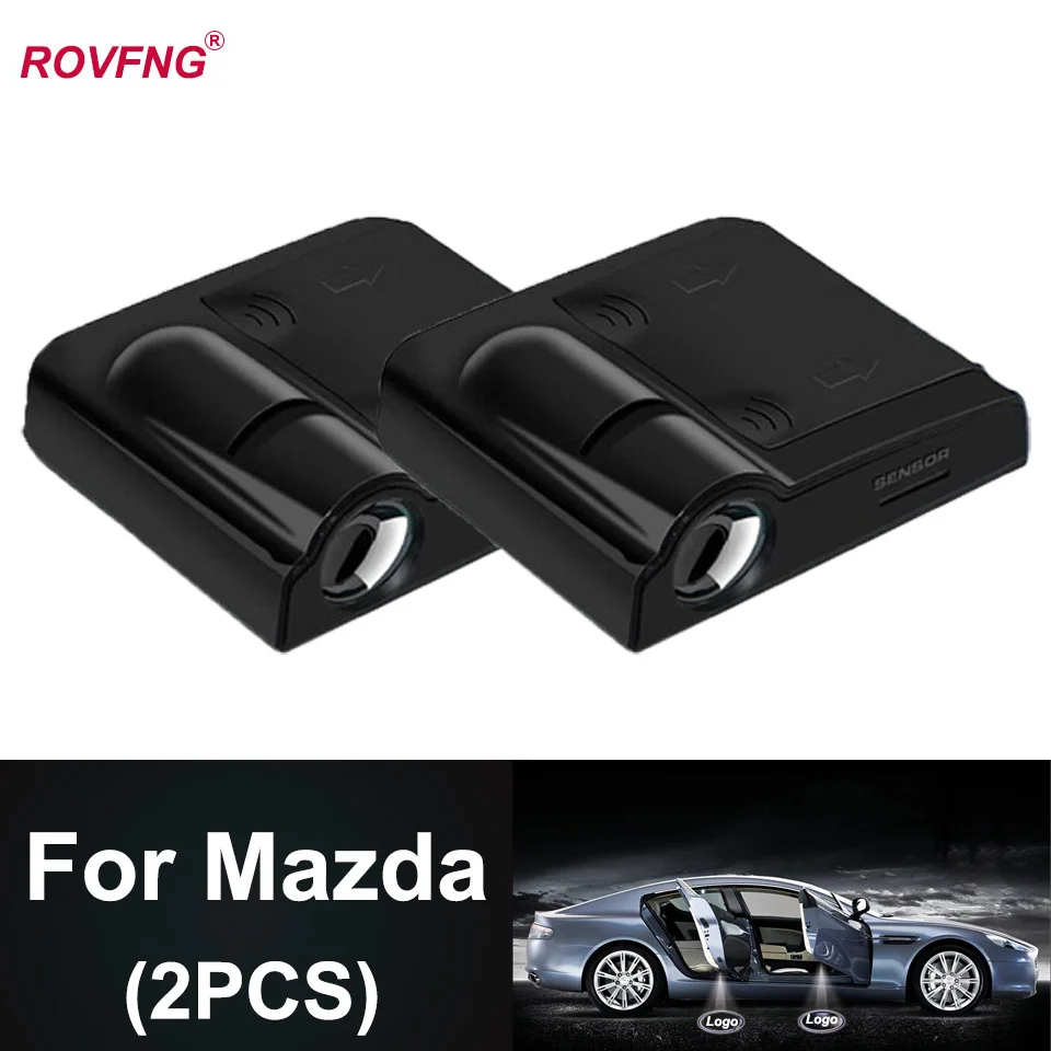 ROVFNG приветственные огни для автомобильных дверных карт светодиодный свет Mazda 6