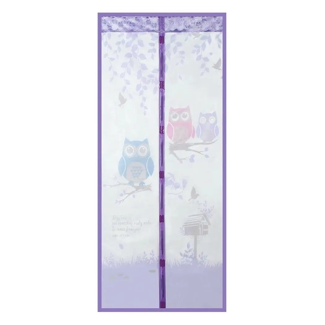 Летняя Сетка занавеска для детской кроватки Магнитная против комаров насекомых