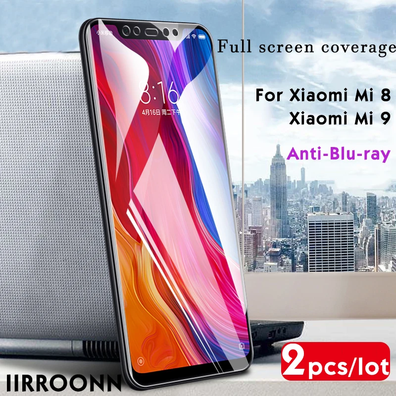 2 шт./лот 6D закаленное стекло для Xiaomi mi 9 mi 8 mi 8 lite защита экрана полное покрытие стекло для Xiaomi mi 9 mi 8 защитная пленка