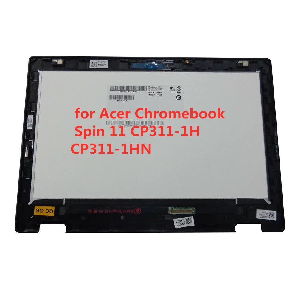 Бесплатная доставка ЖК-дисплей 11 6 дюйма для Acer Chromebook Spin CP311-1H сенсорный ЖК-экран в