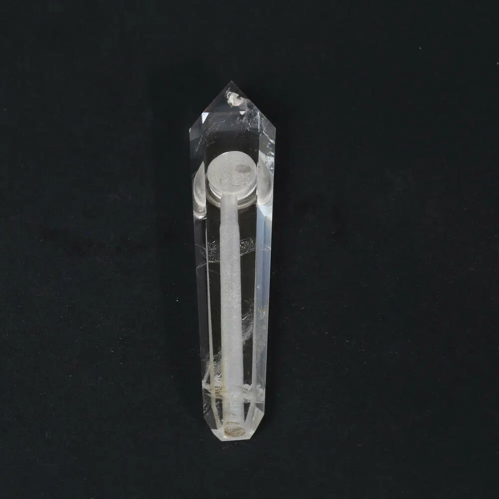 Натуральный прозрачный кварцевый кристалл драгоценный камень табачная палочка