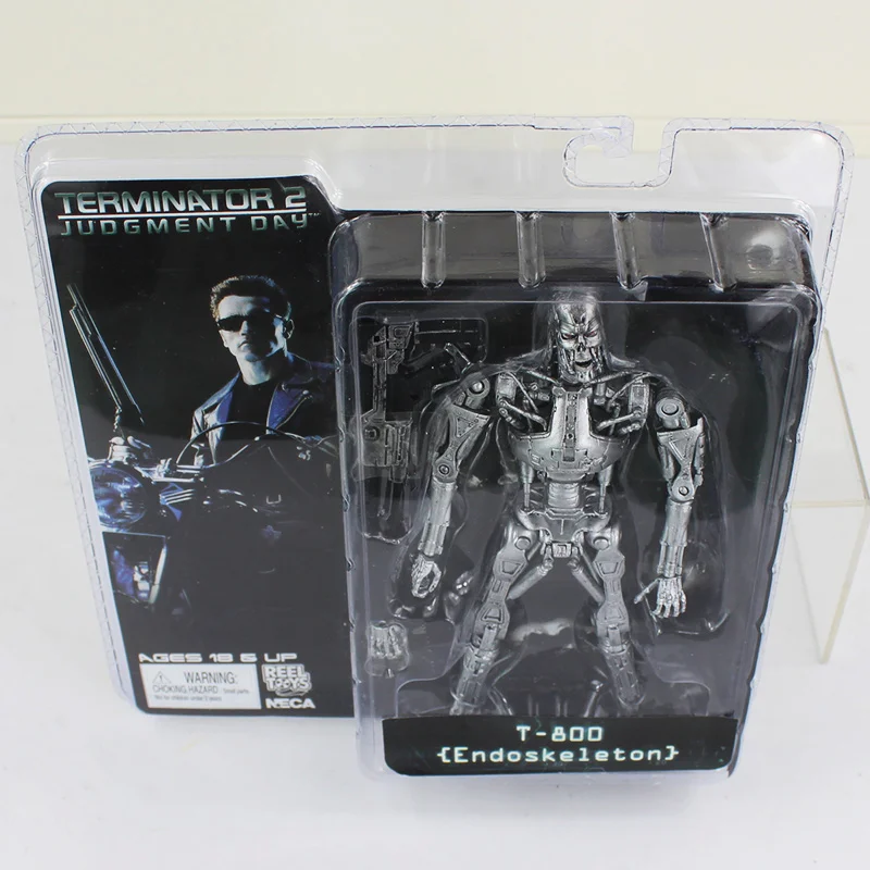 Новое прибытие NECA Терминатор 2 фигурка T-800 эндскелетон Классическая Игрушка 7 &quot18