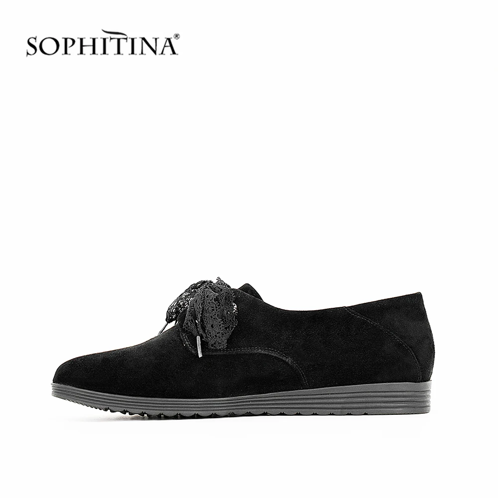 SOPHITINA/удобные женские классические туфли на плоской подошве Высококачественная