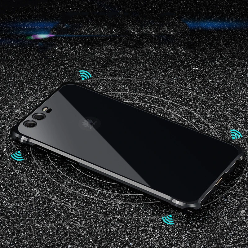 Luxury for Huawei P10 Case 2 in 1 Slim Metal Frame + Acrylic Back Cover Plus Anti-knock Anti-scratch Hard Housing |
