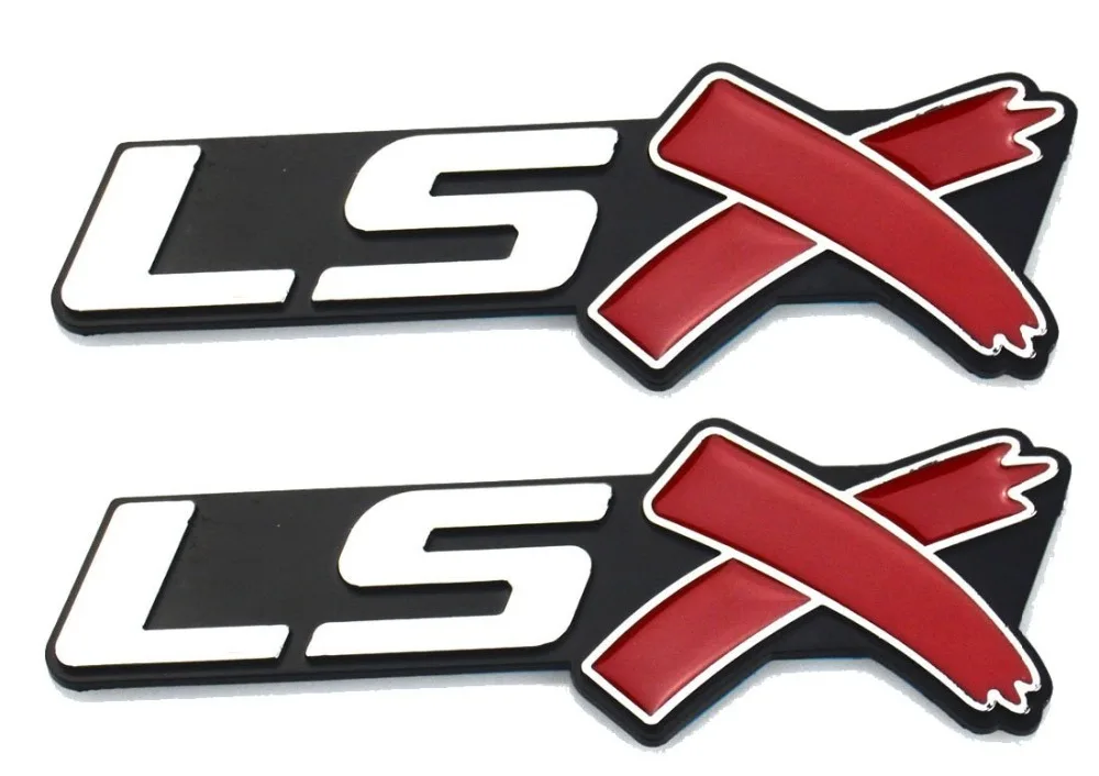 

2PCS LSX Side Fender Rear Lid Boot Trunk Emblem Badge for LSX