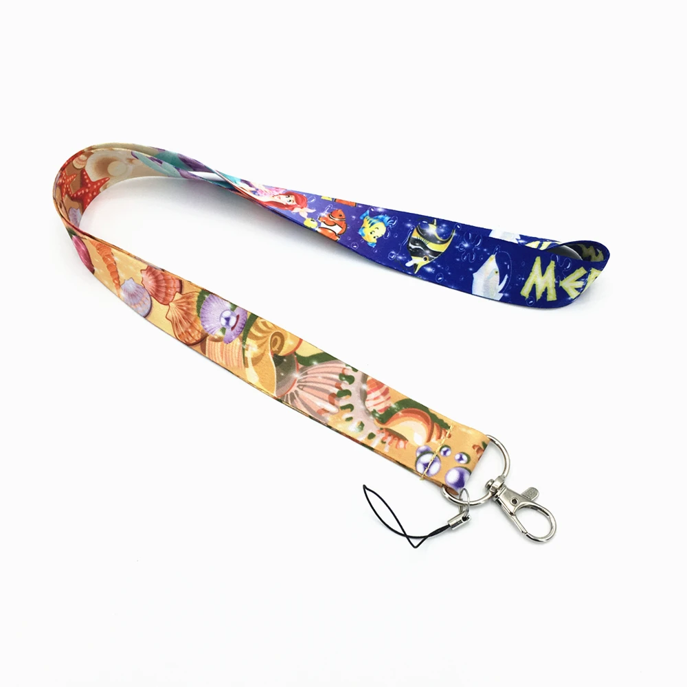 30Pcs Snow White&ampMermaid Lanyard id badge holder keychain straps for mobile phone Free Shipping | Украшения и аксессуары