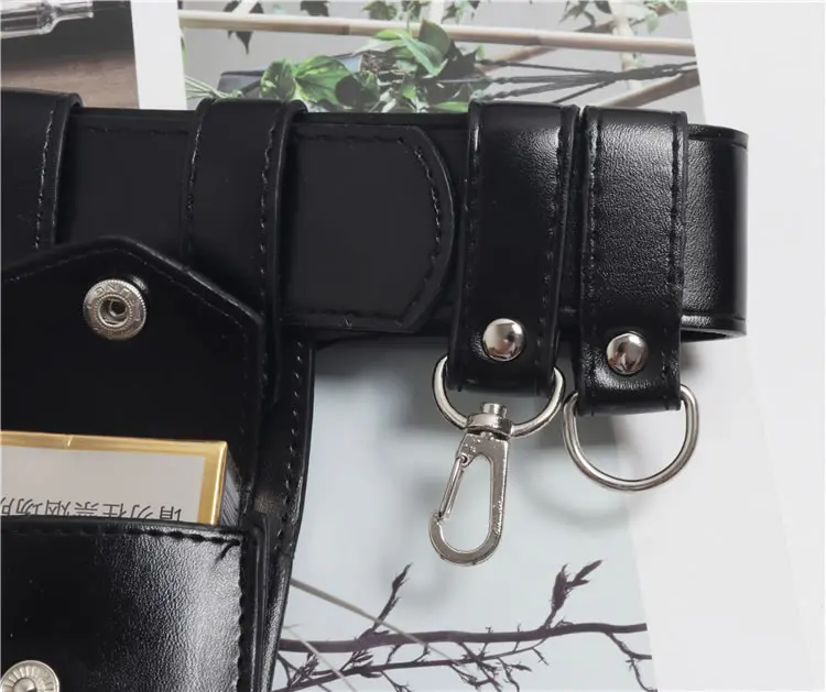 XITAO Women Cummerbunds Korea Fashion Dark Fashion New Concave Shape Street Shoot Multi Function Belt Pockets WBB4334