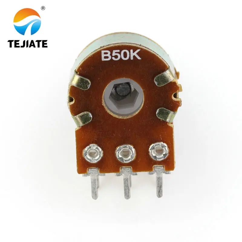 2 шт. B1K B2K B5K B10K B20K B50K B100K B250K B500K B1M WH148 6-контактный потенциометр 1K 2K 5K 10K 20K 50K 100K 250K 500K 1M