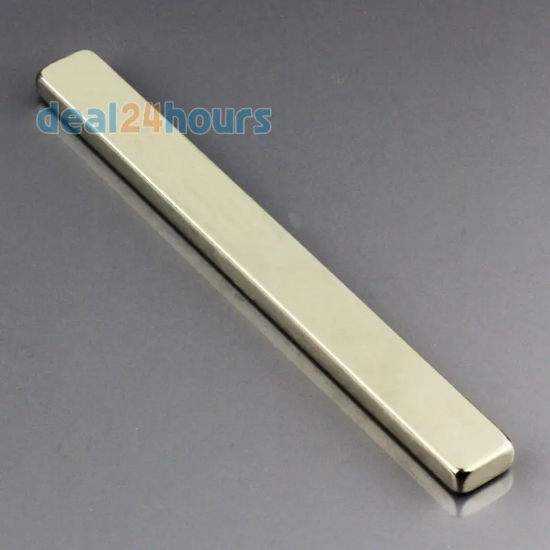 OMO Magnetics 3 шт. N50 Супер сильный блок кубоид неодимовые магниты 100x10x5 мм