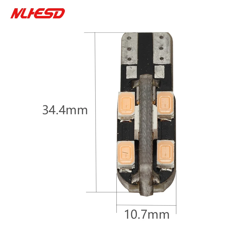 Автомобильная лампа 100X Auto T10 LED 194 W5W Canbus 12 SMD 5630 5730 без ошибок для парковки и противотуманных фар.