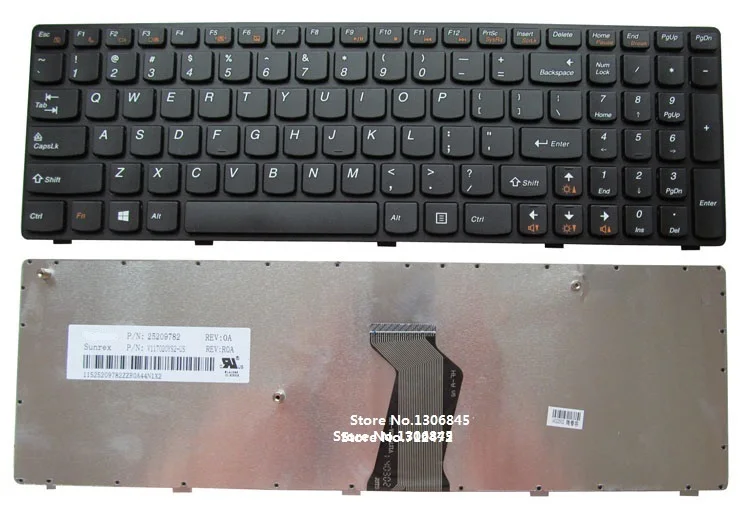

SSEA New US Keyboard For IBM LENOVO Z570 Z575 B570 B570A B570E B570G B575 B575A V570 V575 Z565 Z560 B590 B590A black keyboard
