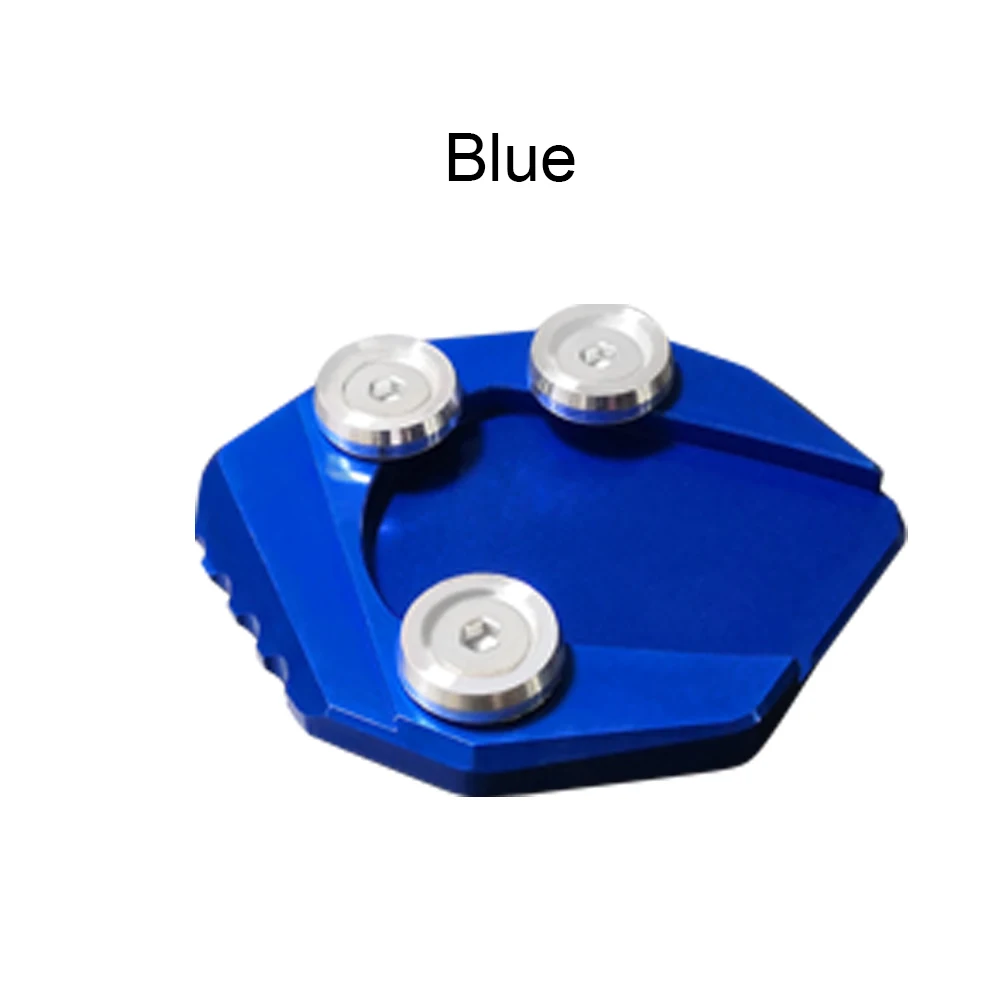 Blue Черный, серебристый, красный, мотоциклетные алюминиевые подставки для ног, боковая подставка для SUZUKI GSXR150 GSXS150 GSXR125 GSXS125 GSXR 150 - Цвет: Blue