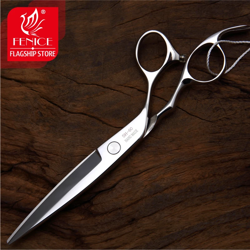 Fenice Professional Japan 440c 6.0 inch high quality hair cutting lancet hairdresser's scissors barber salon tools | Красота и