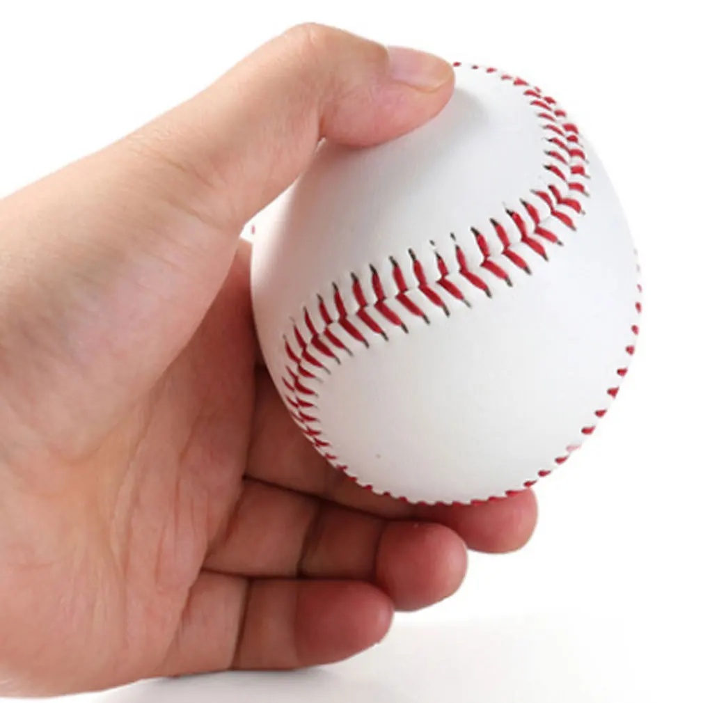 

High Quality Handmade Baseballs PVC Upper Rubber Inner Soft Baseball Balls Softball Ball Training Exercise Baseball Balls