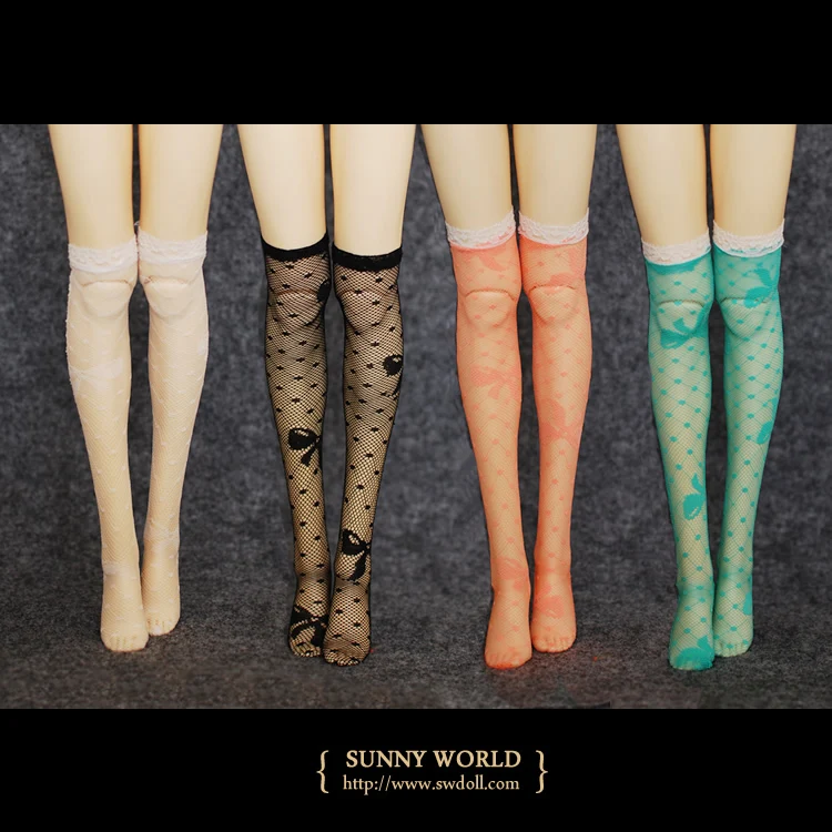 

Sw . dod . dz . sd doll 1/3 1/4 bjd clothes bow ties stockings blyth doll accessories