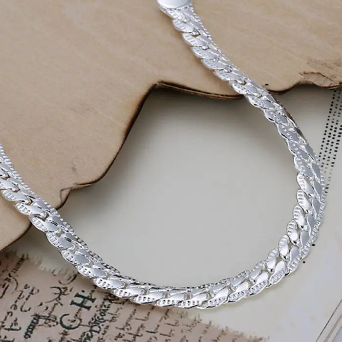 925 ювелирных изделий браслет с серебряным покрытием 5 мм H199|jewelry spotlight|jewelry waterjewelry