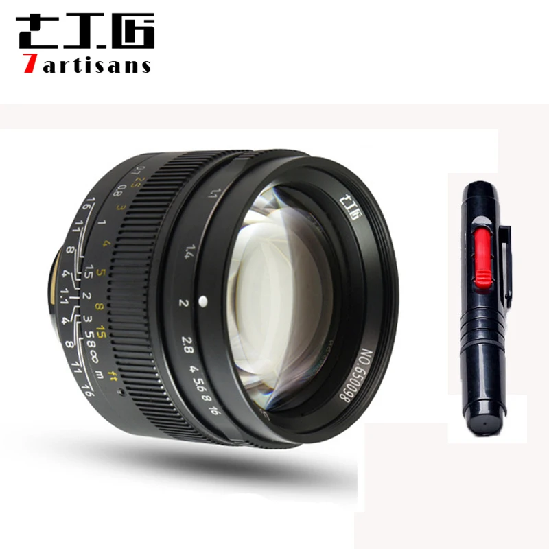 7 artisans 50 мм F1.1Large диафрагма параксиальных M mount объектив для камеры Leica M240 M3 M5 M6 M7 M8 M9
