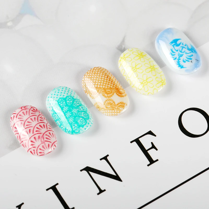 ROSALIND лак для ногтей штамповочная пластина из нержавеющей стали шаблон 20 модель