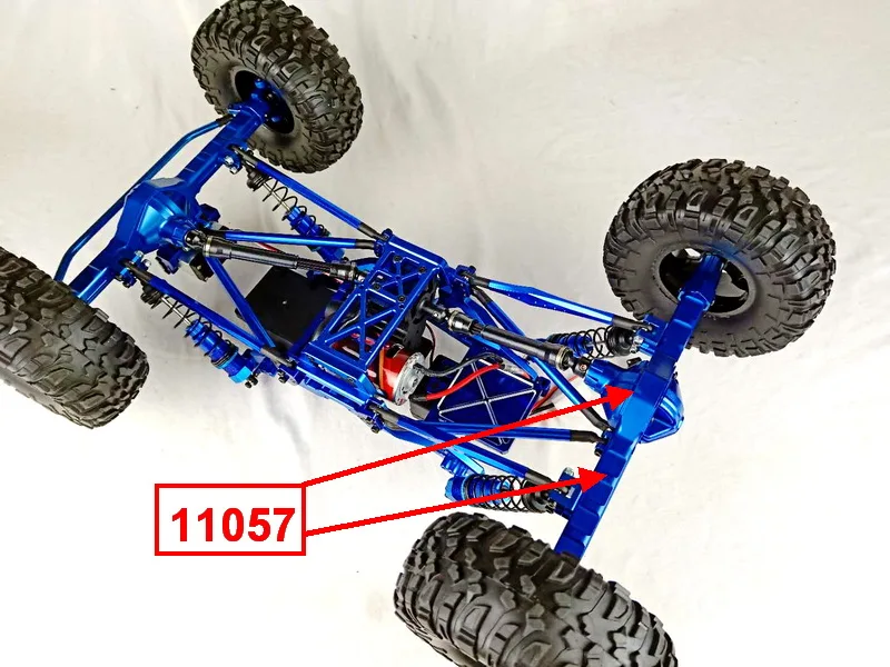 RC детали для усовершенствования автомобиля, VRX 11057 задняя ось(Алюминий) для 1:10 RC Гусеничный подходит VRX RH1043/1045/1045SC/1046/1047