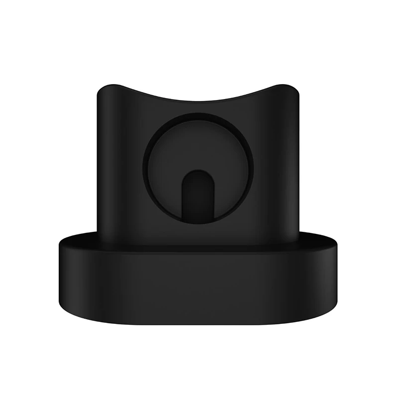 Black Fivetech 3 в 1 держатель для телефона для AirPods Apple Watch Подставка для зарядки мягкий силиконовый держатель для iPhone/Apple Watch/AirPods подставка для телефона - Цвет: Black