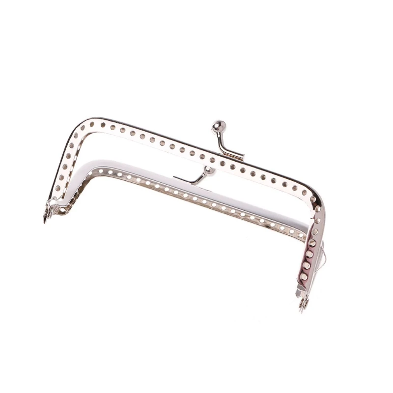 

1PC Metal Sewing Holes Handbag Clutch Coin Purse Bag Frame Kiss Clasp Arch 8.5cm